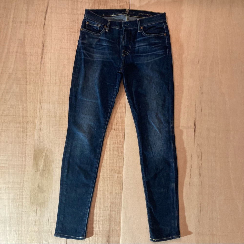 7 FOR ALL MANKIND 👖 “Gwenevere” High Rise Skinny Ankle Jeans